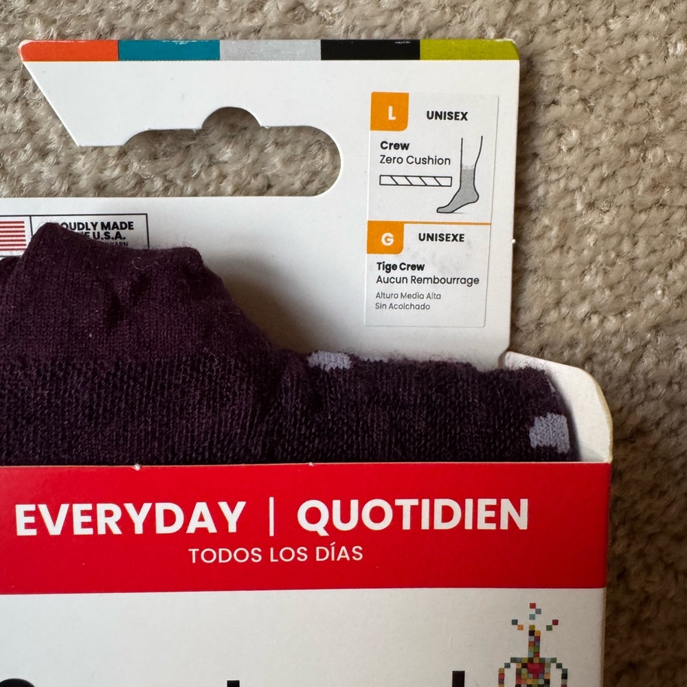 Smartwool Everyday Crew Socks - Dark Purple